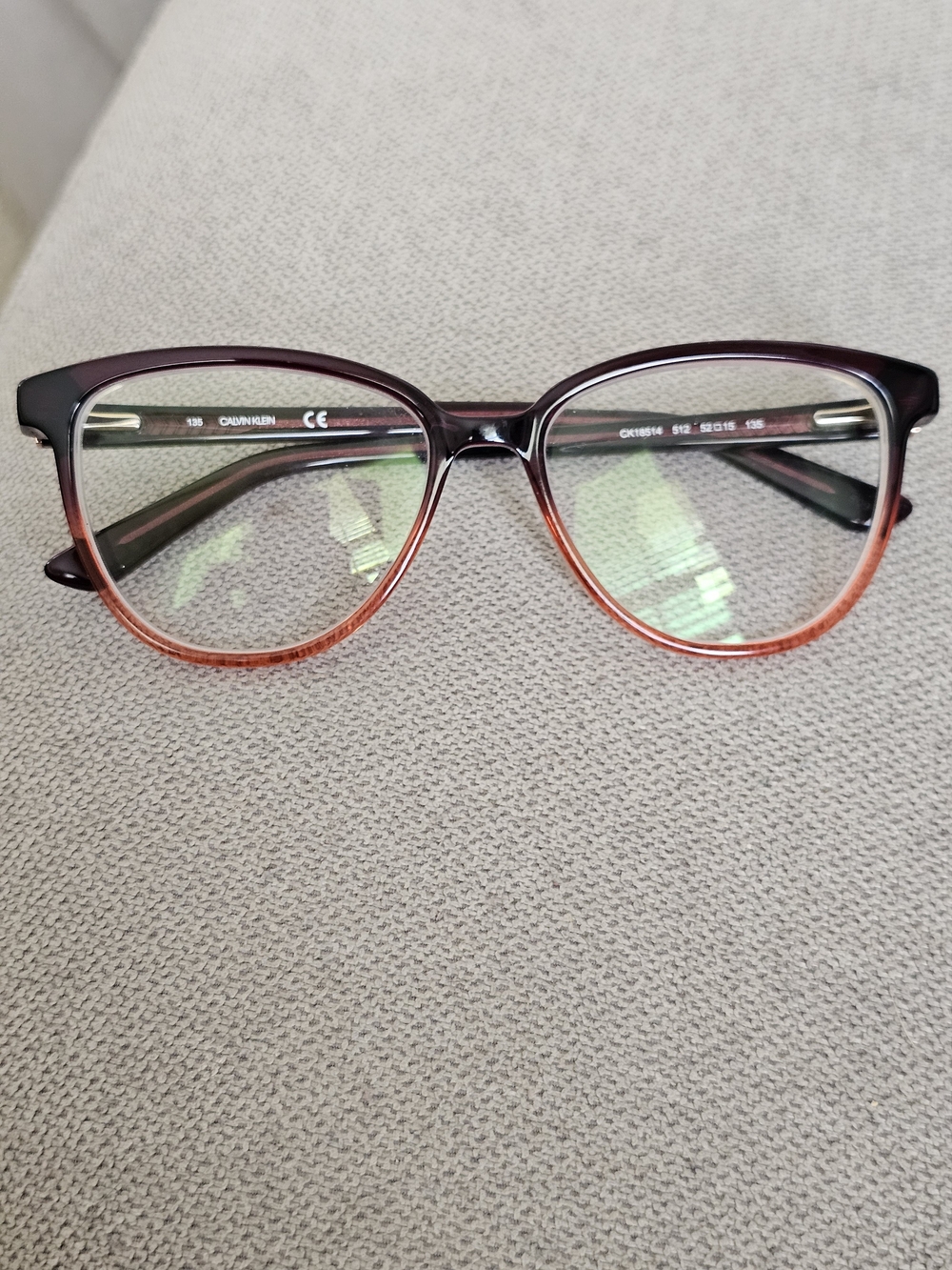 Calvin Klein CK18514 Frames, Plum/Coral Gradient